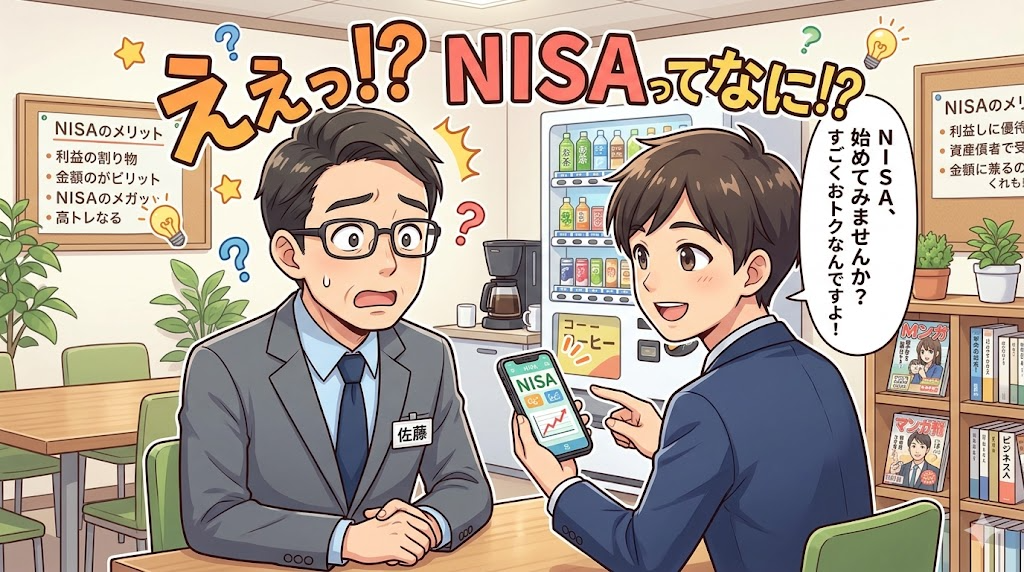 アラフォー会社員がNISAを始めるきっかけとなった同僚との会話