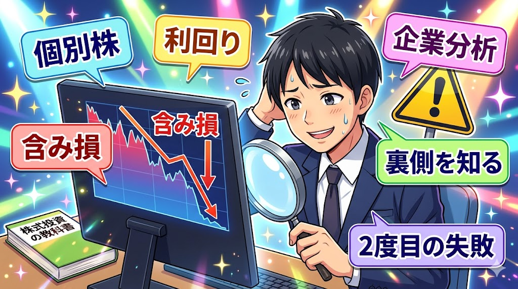 FPGで含み損になり個別株の分析の大切さを学ぶサラリーマン